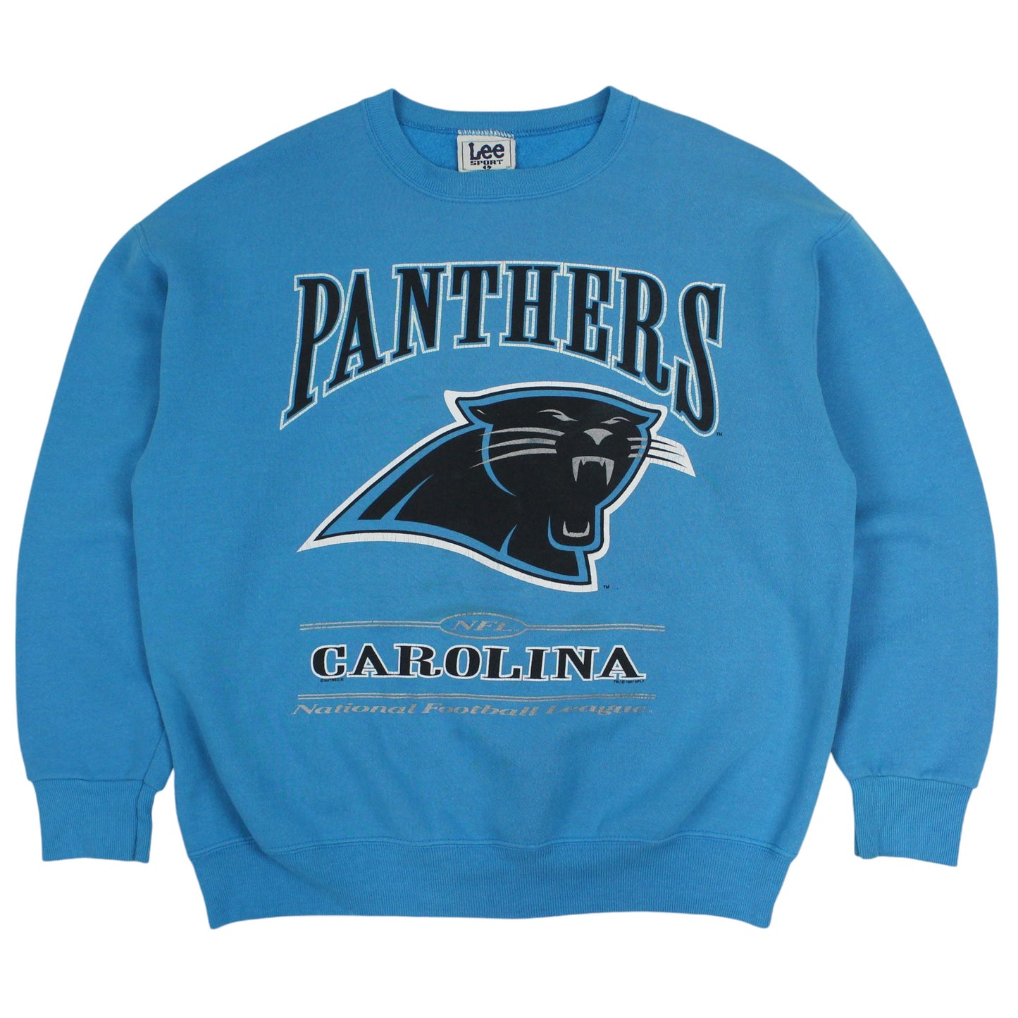 90s Carolina Panthers Lee Blue Sweatshirt (L)