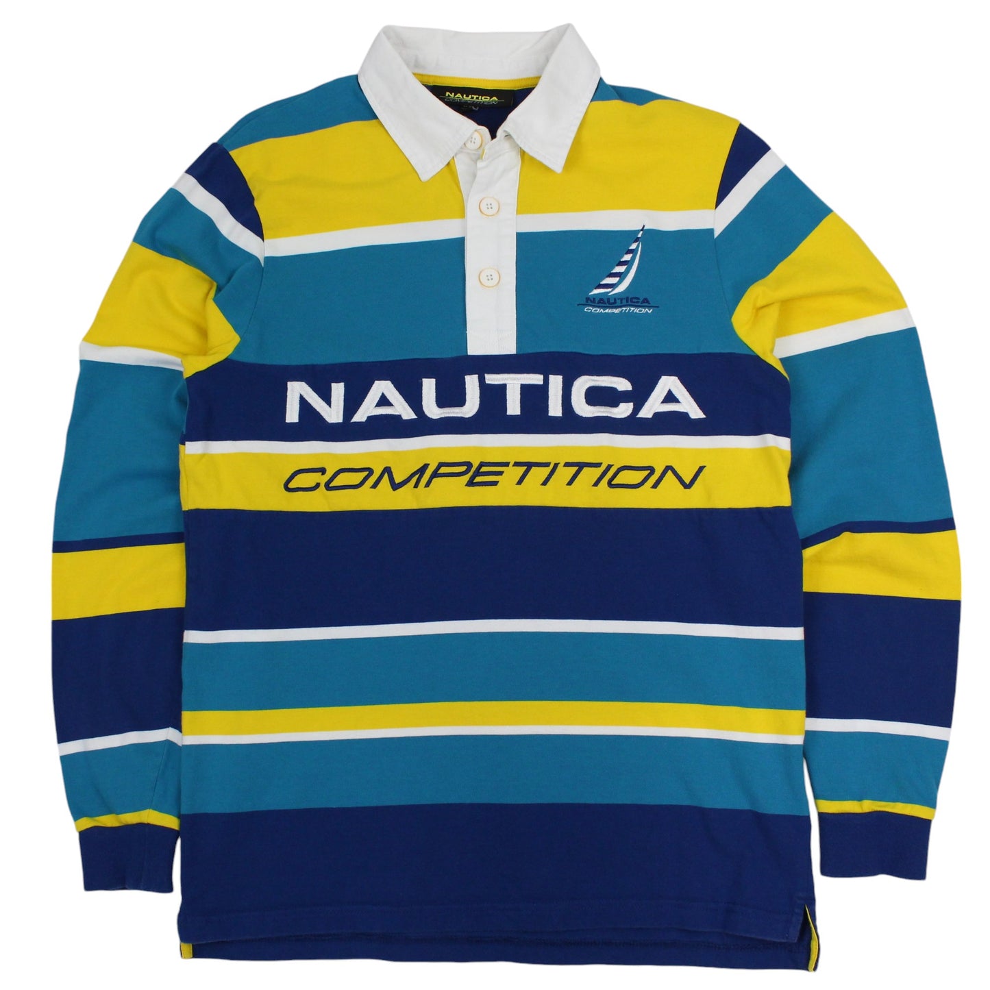 Nautica Competition Striped Rugby Shirt (M)