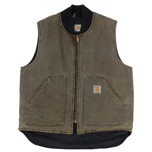 90s Carhartt Green Work Vest (L)