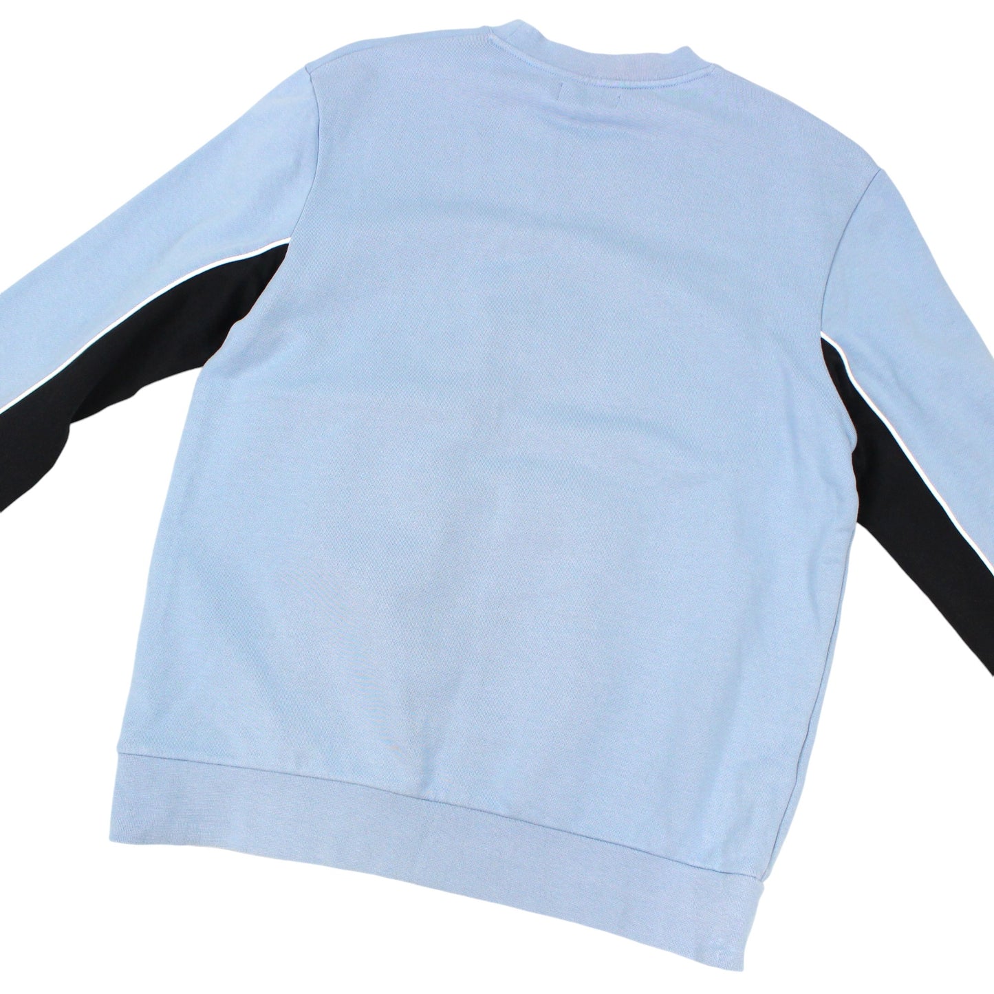 00s Fred Perry Blue Embroidered Sweatshirt (M)