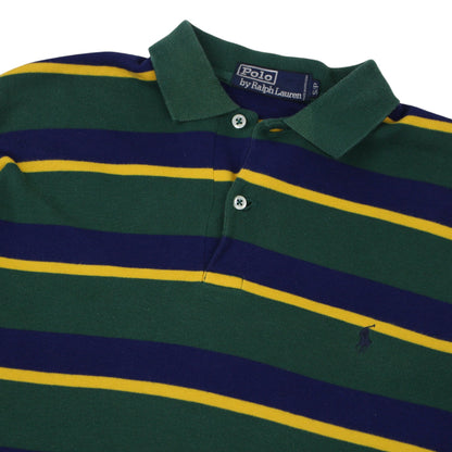 00s Polo Ralph Lauren Green Polo Top (S)