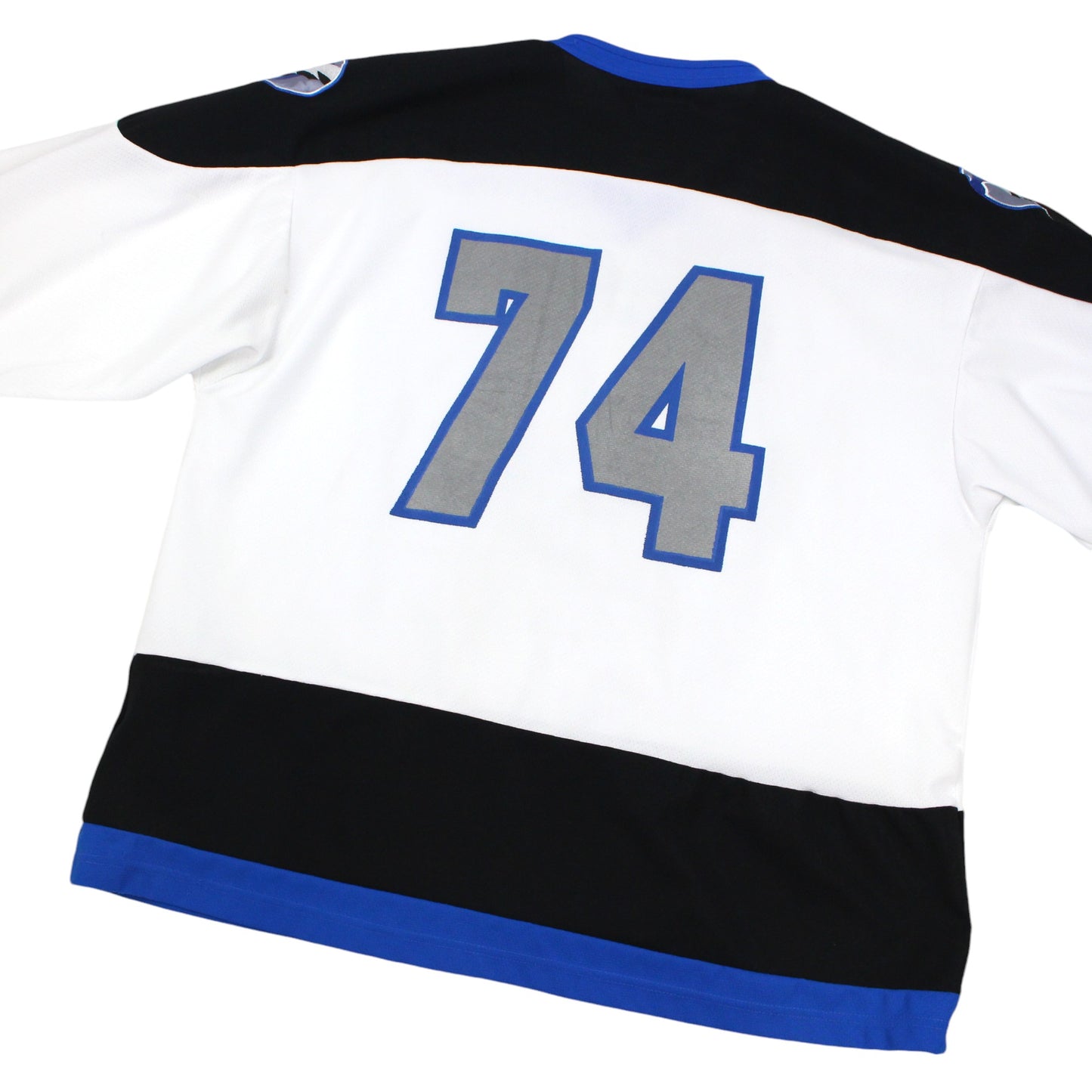 00s Tampa Bay Lighting White Hockey #74 Jersey (XL)