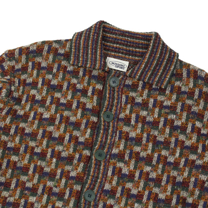 80s Missoni Sport Chunky Knit Cardigan (L)