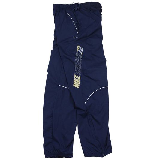 00s Nike Navy Tracksuit Bottoms (S)