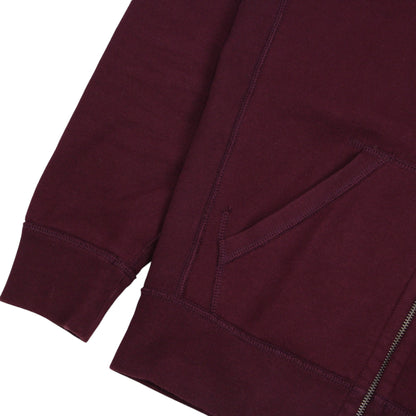 Polo Ralph Lauren Burgundy Heavy Full Zip Hoodie (M)