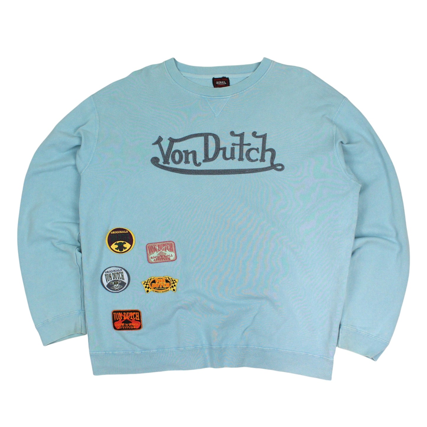 00s Von Dutch Blue Sweatshirt (XXL)