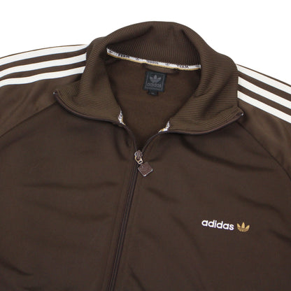 00s Adidas Brown Track Jacket (XXL)