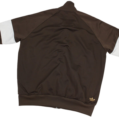 00s Adidas Brown Track Jacket (XXL)