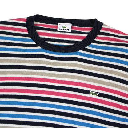 Lacoste Multi-coloured Knitted Jumper (XL)