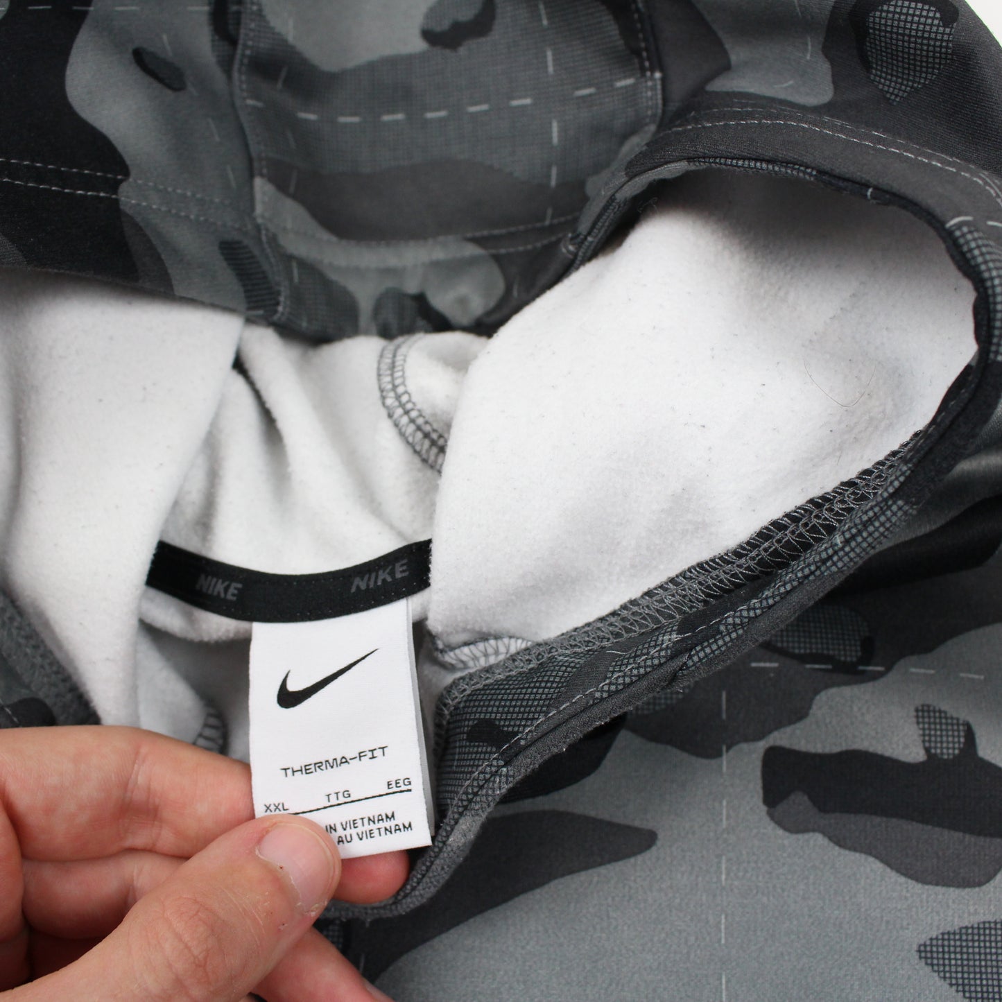 Nike Grey Thermal Hoodie (XXL)