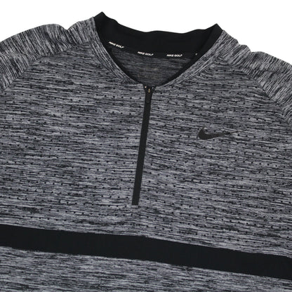 Nike Dri-Fit Grey Polyester 1/4 Zip (XXL)