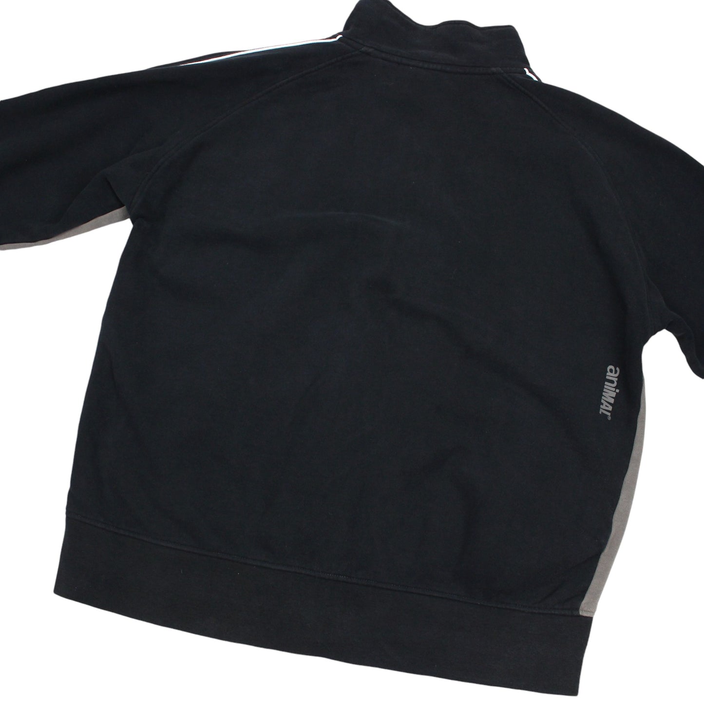 00s Animal Black/Grey Full Zip Sweatshirt (M)