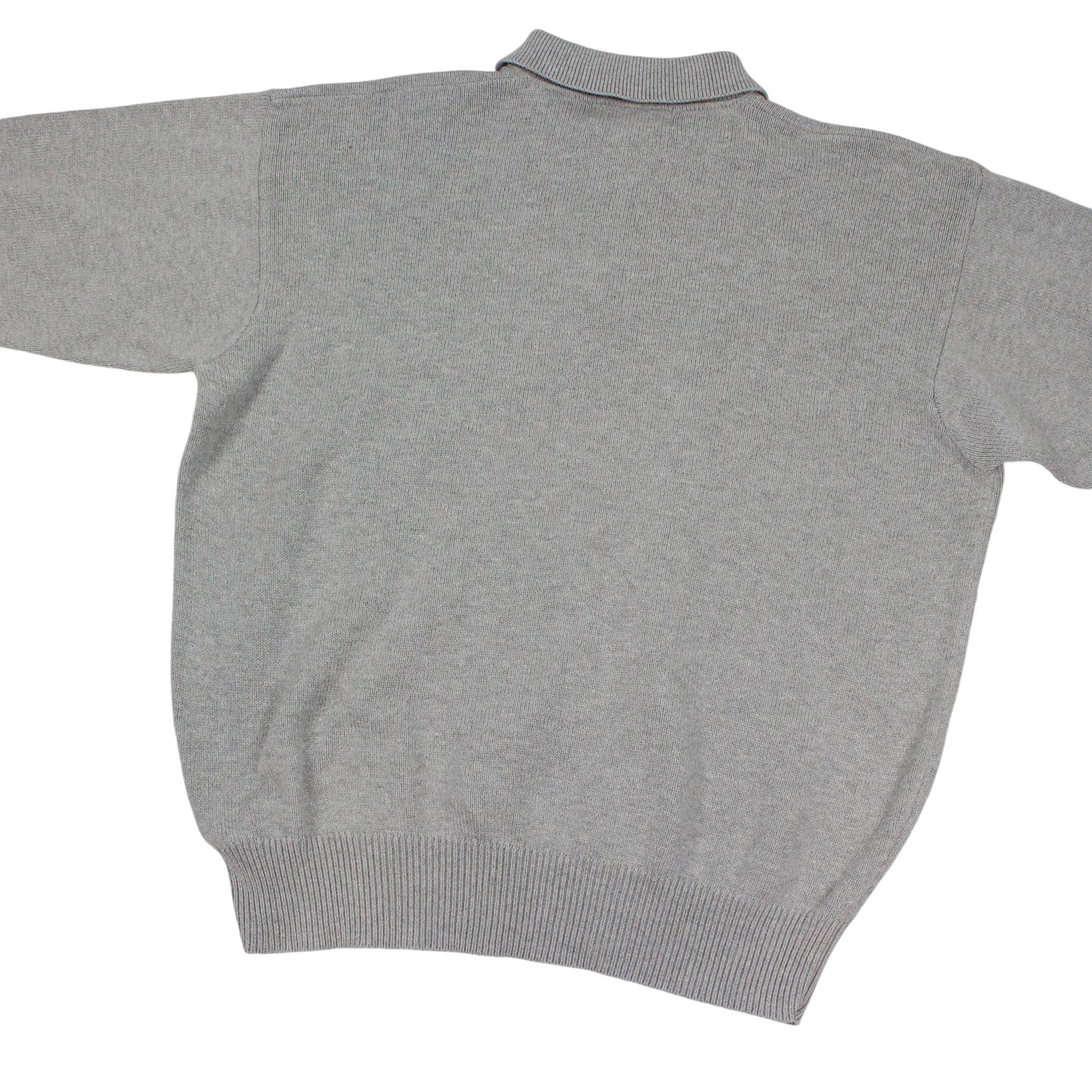 00s Polo Ralph Lauren Grey Heavy Knit Jumper (M)