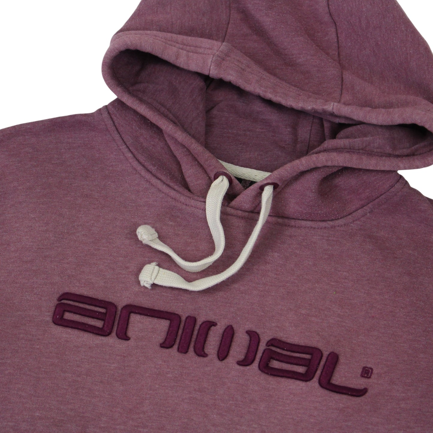 Animal Burgundy Embroidered Hoodie (M)