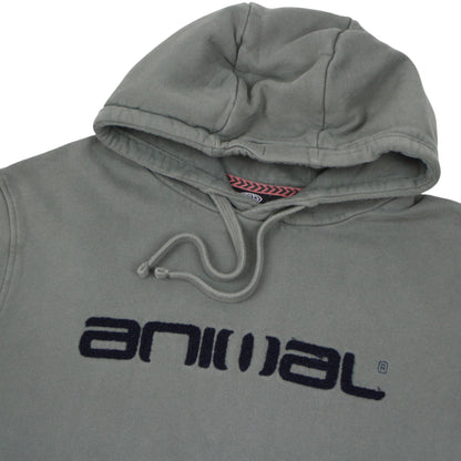 Animal Green Embroidered Hoodie (L)