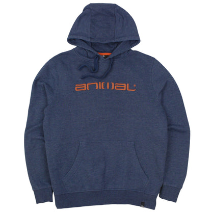 Animal Navy Embroidered Hoodie (S)