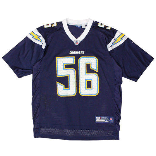 San Diego Chargers Reebok Navy #56 Merriman Jersey (XL)