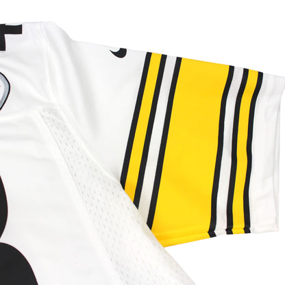 Pittsburgh Steelers Reebok White #43 Polamalu Jersey (L)