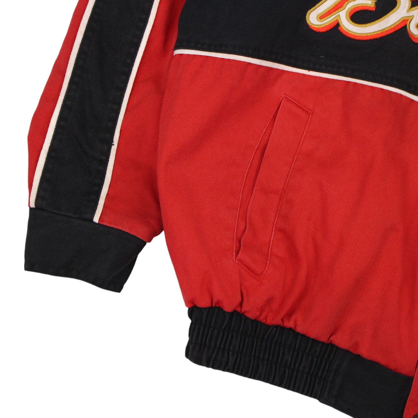 00s Winners Circle Dale Earnhardt Jr Budwiser Red Bomber Jacket (L)