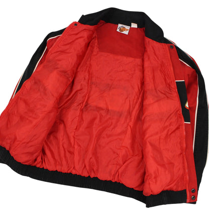 00s Winners Circle Dale Earnhardt Jr Budwiser Red Bomber Jacket (L)