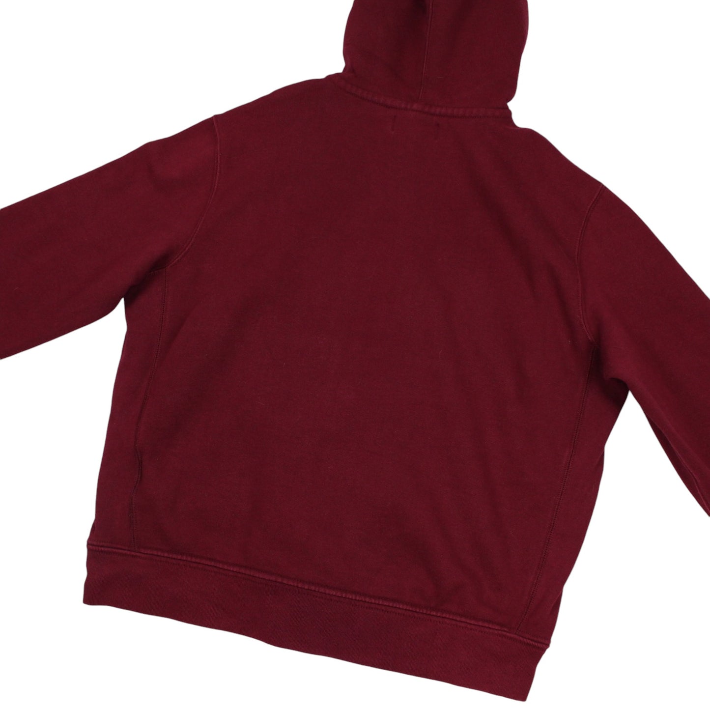 00s Polo Ralph Lauren Burgundy Heavy Full Zip Hoodie (XL)