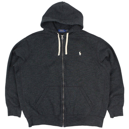 Polo Ralph Lauren Grey Heavy Full Zip Hoodie (XL)