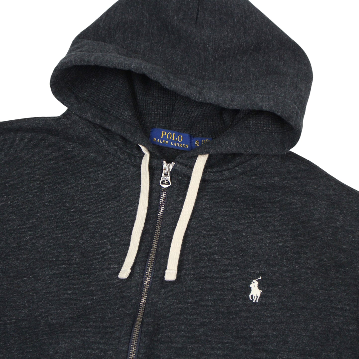 Polo Ralph Lauren Grey Heavy Full Zip Hoodie (XL)