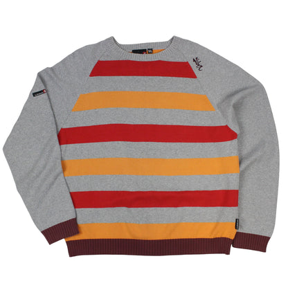 00s Quiksilver Grey Knit Jumper (L)