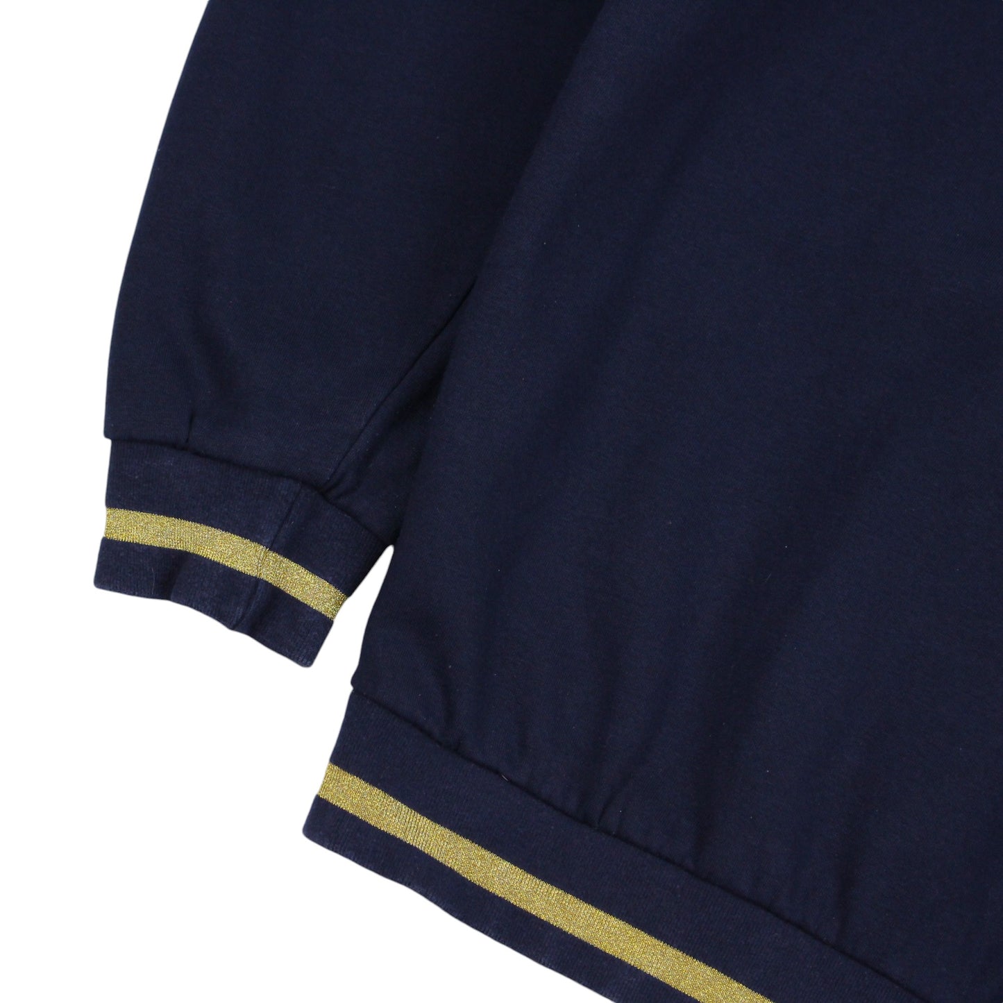 00s Fila Navy/Gold Embroidered Sweatshirt (Womens XL)