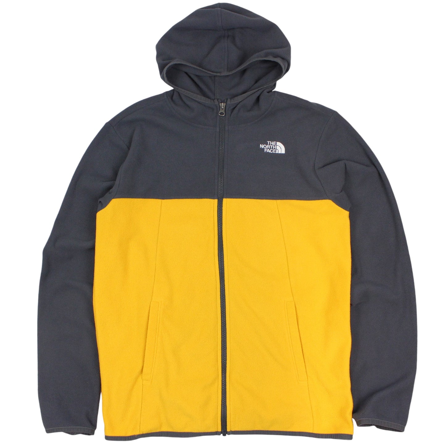 The North Face Yellow/Grey Fleece Jacket (S)