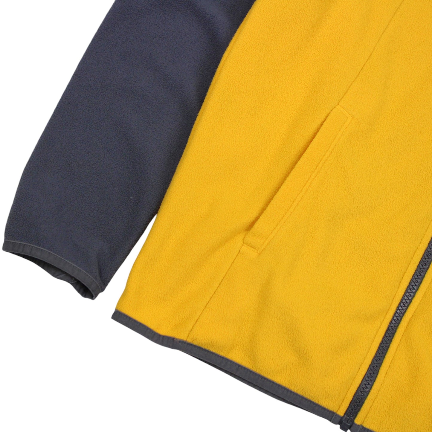 The North Face Yellow/Grey Fleece Jacket (S)