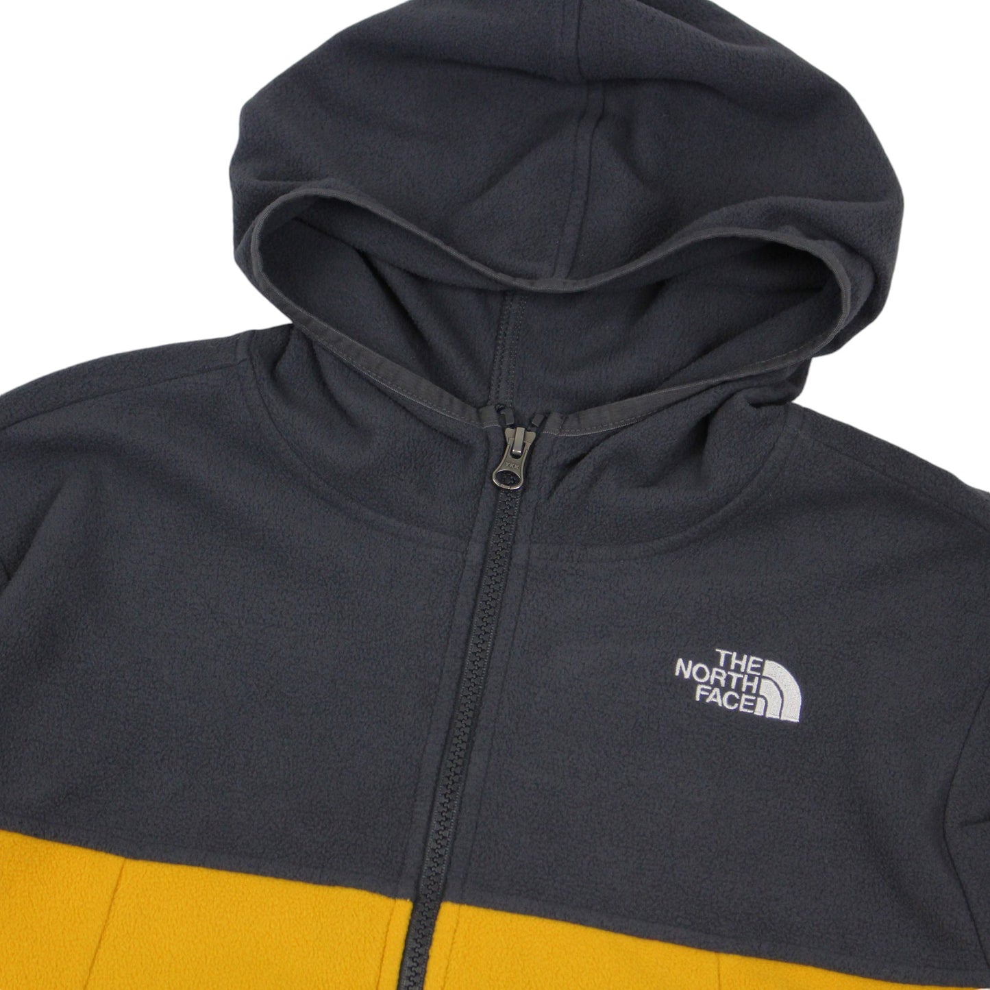 The North Face Yellow/Grey Fleece Jacket (S)