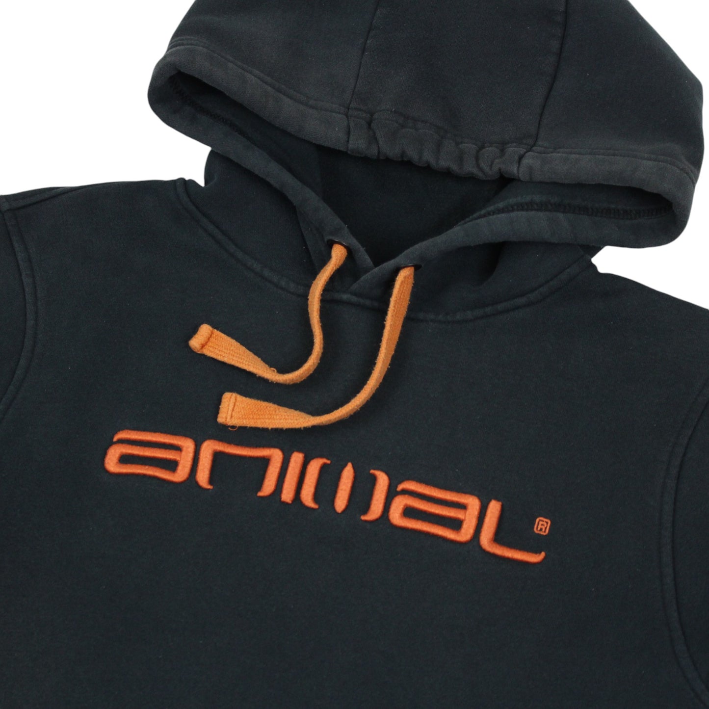 Animal Black Embroidered Hoodie (M)