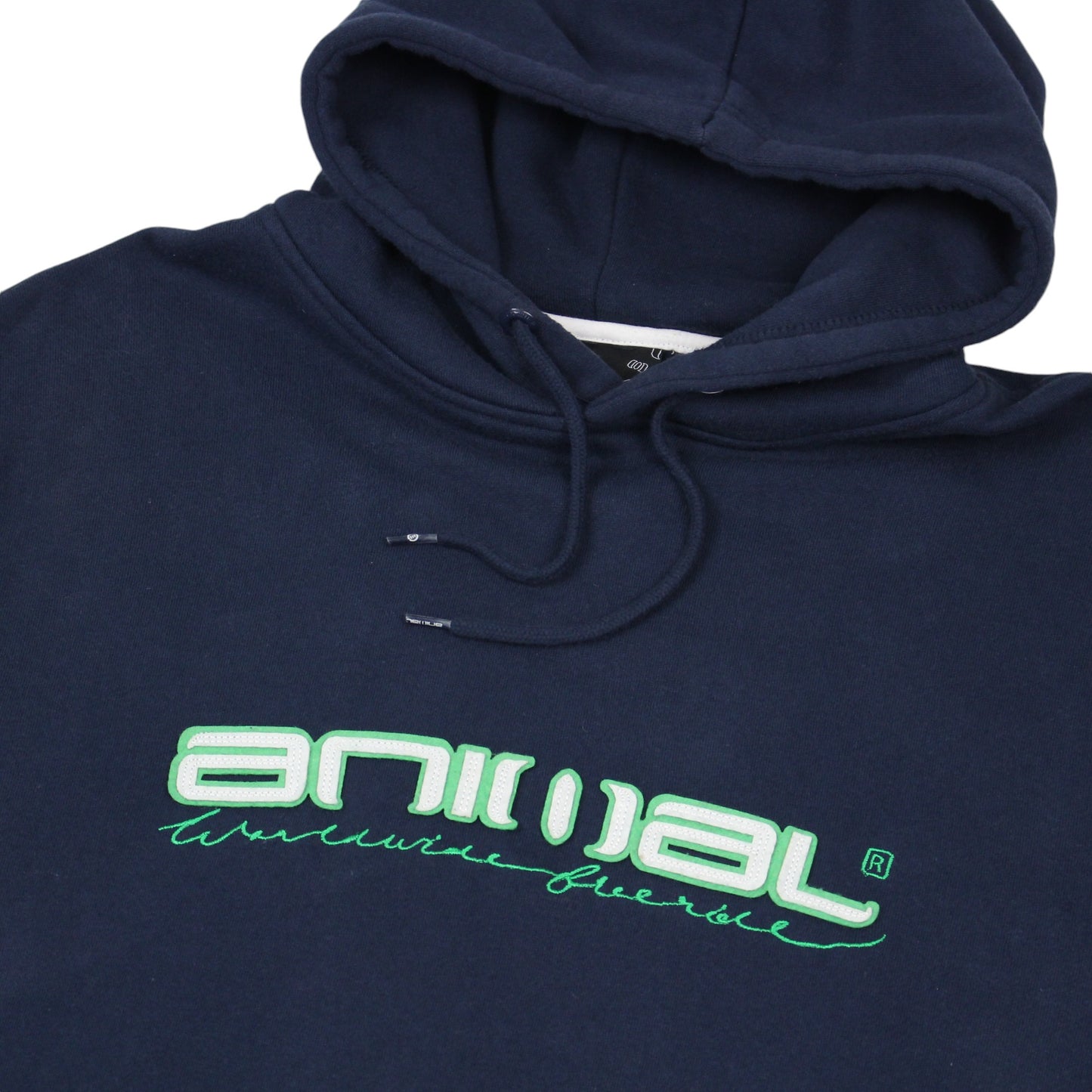 00s Animal Navy Embroidered Hoodie (XL)