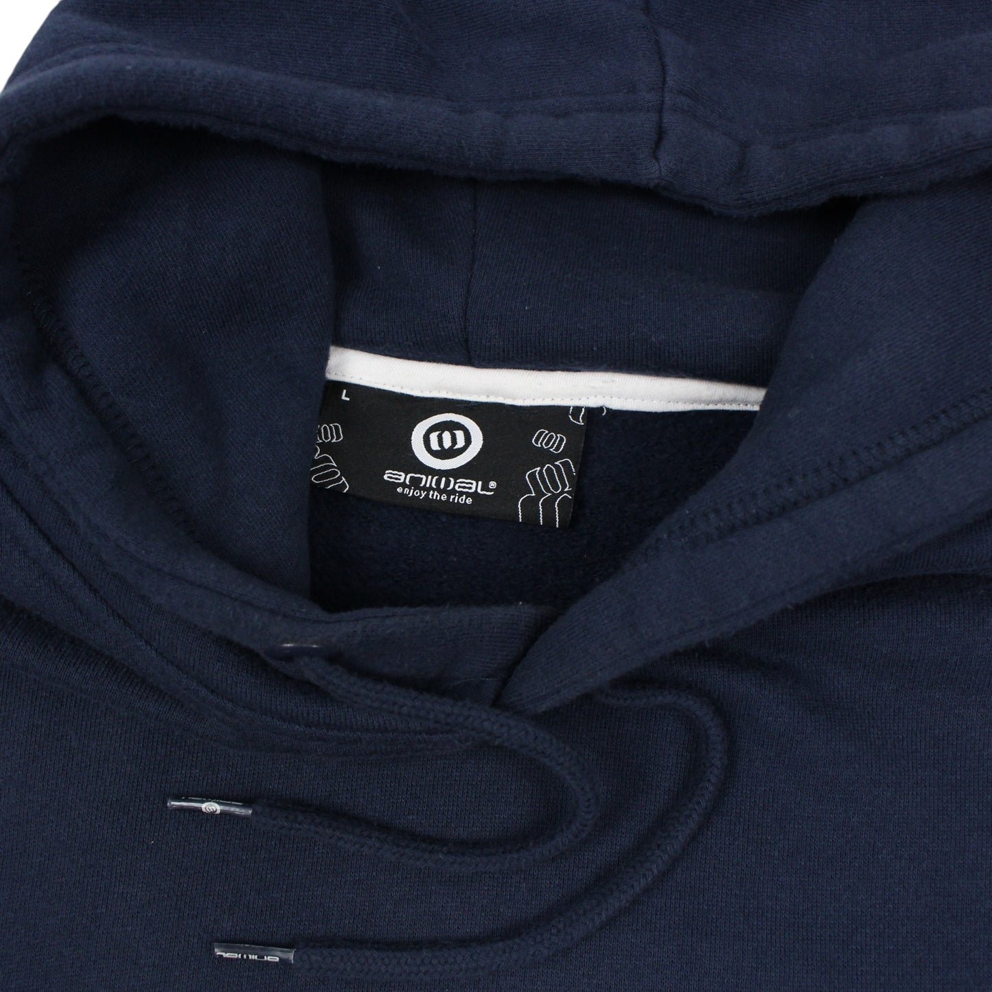 00s Animal Navy Embroidered Hoodie (XL)