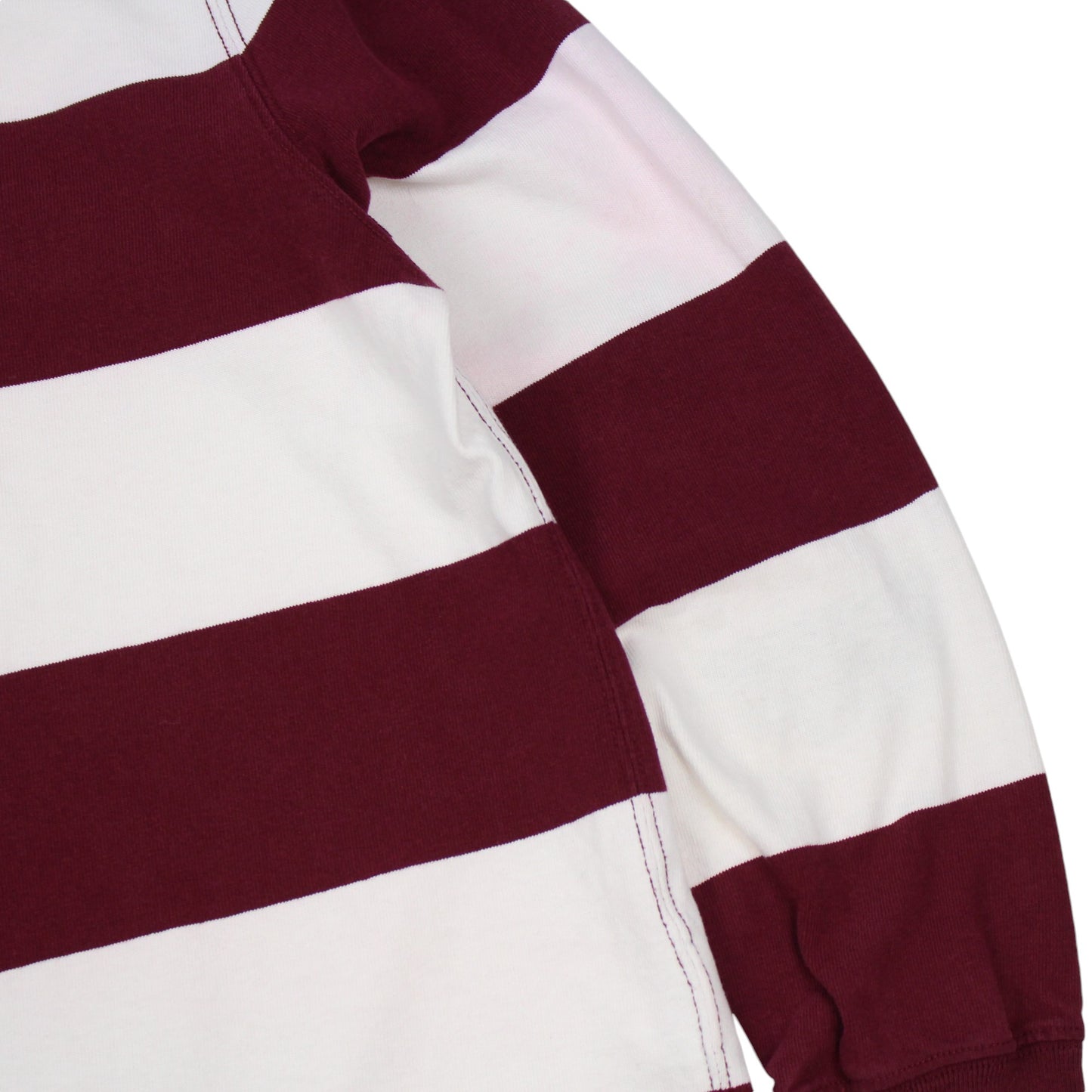 Polo Ralph Lauren Burgundy/White Rugby Shirt (L)