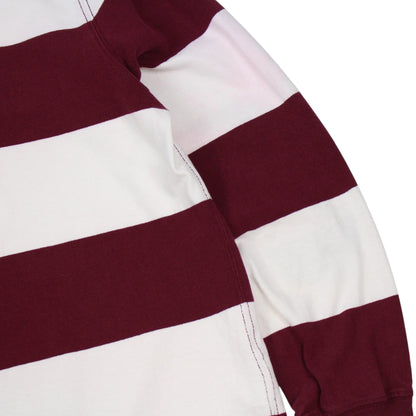 Polo Ralph Lauren Burgundy/White Rugby Shirt (L)