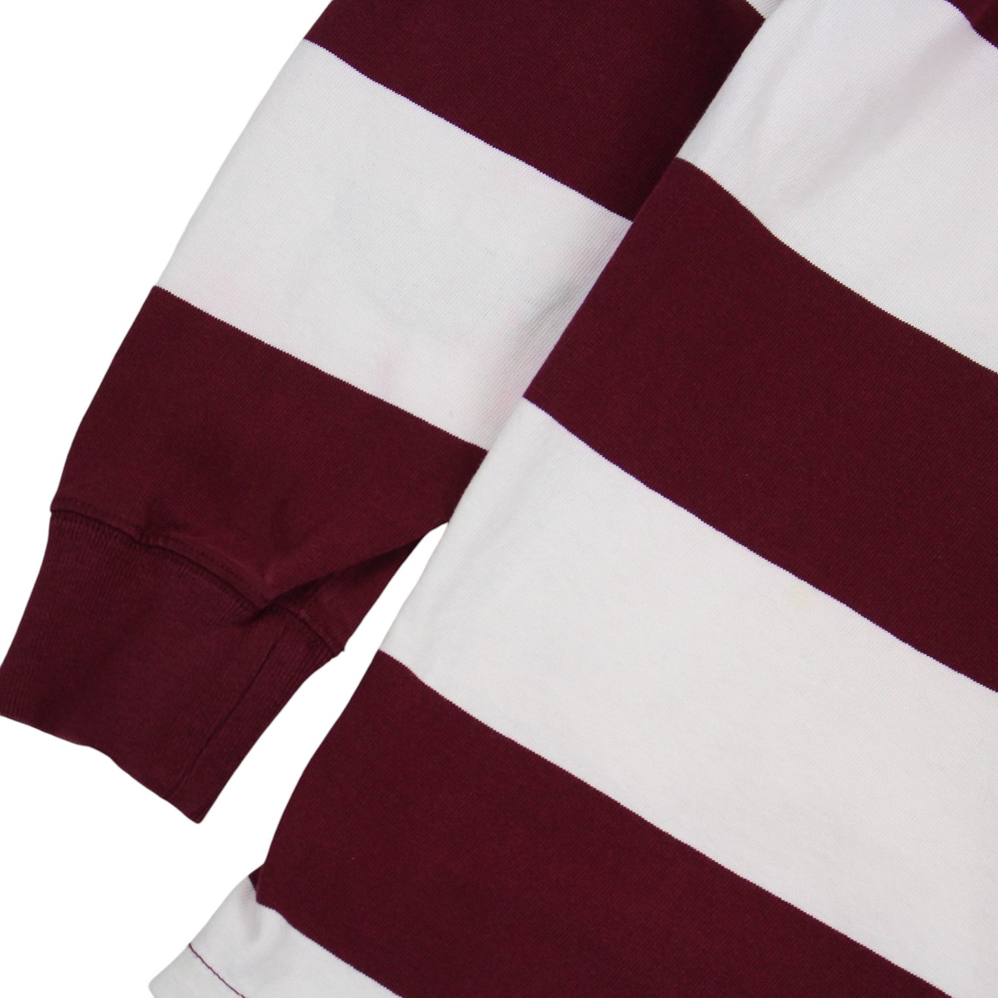 Polo Ralph Lauren Burgundy/White Rugby Shirt (L)