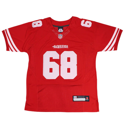 San Francisco 49ers Reebok Red #68 Davis Jersey (L)