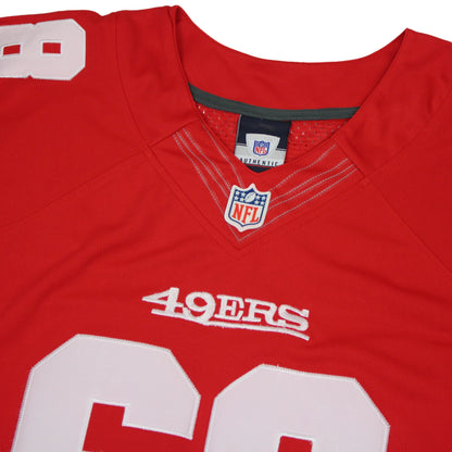 San Francisco 49ers Reebok Red #68 Davis Jersey (L)