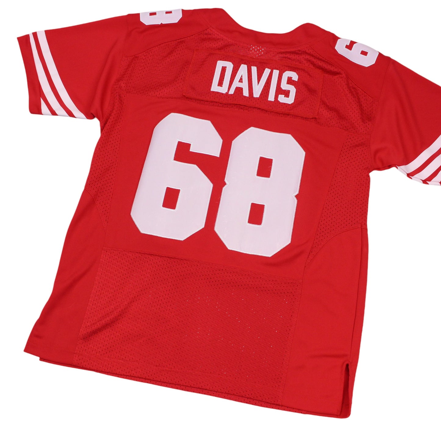 San Francisco 49ers Reebok Red #68 Davis Jersey (L)