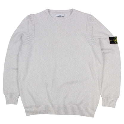 Stone Island 2019 A/W Light Grey Knitted Jumper (M)