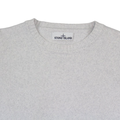 Stone Island 2019 A/W Light Grey Knitted Jumper (M)