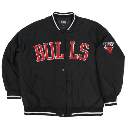 NBA Chicago Bulls Black Varsity Jacket (L)