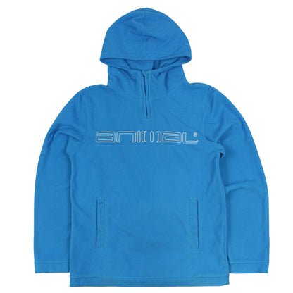 00s Animal Blue Embroidered Fleece Hoodie (M)