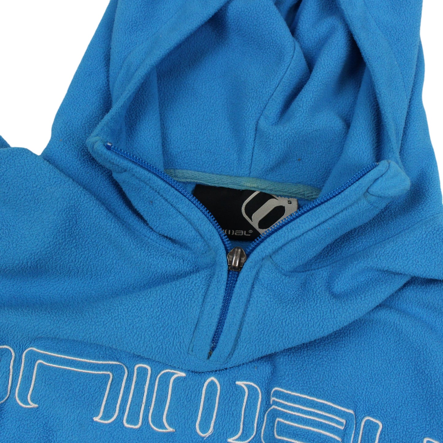 00s Animal Blue Embroidered Fleece Hoodie (M)