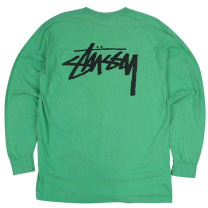 Stussy Green Script T-Shirt (L)