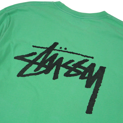 Stussy Green Script T-Shirt (L)