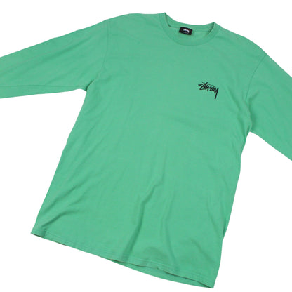 Stussy Green Script T-Shirt (L)