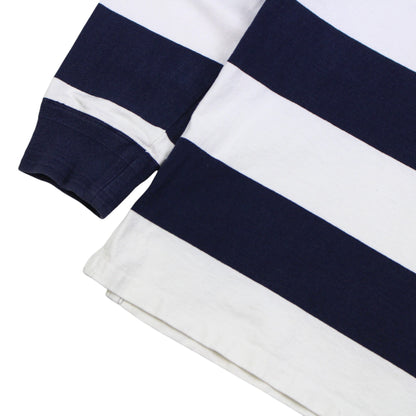 Polo Ralph Lauren Navy/White Rugby Shirt (L)